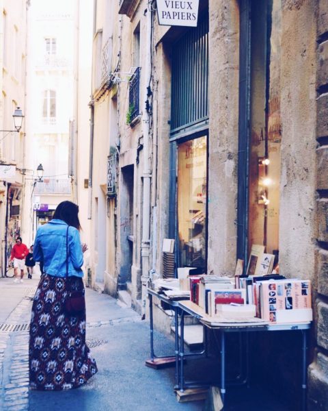 Winkelstraatje in Montpellier - Foto: Sanne Eva Dijkstra
