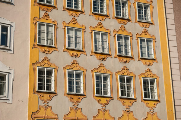 Geboortehuis van Mozart in de Getreidegasse, Salzburg - Foto: Shutterstock
