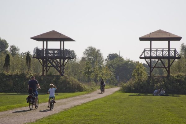 Bij de hedendaagse wijk Roomburg in Leiden was vroeger een Romeinse nederzetting. - Foto: Nederlandse Limes Samenwerking